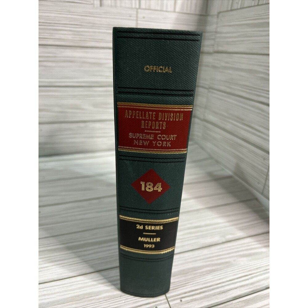 Appellate Division Reports Supreme Court NY 2d Series Muller 1993(184)